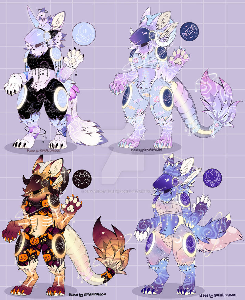 Protogen Eight Cheap Protogen Adopts - Set Price (Open) by CryptidCatCreations on ...