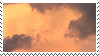 golden clouds stamp