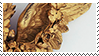 golden wing aesthetic stamp