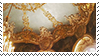 gold victorian ceiling aesthetic stamp