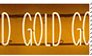 gold glow aesthetic stamp