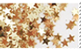 golden stars aesthetic stamp