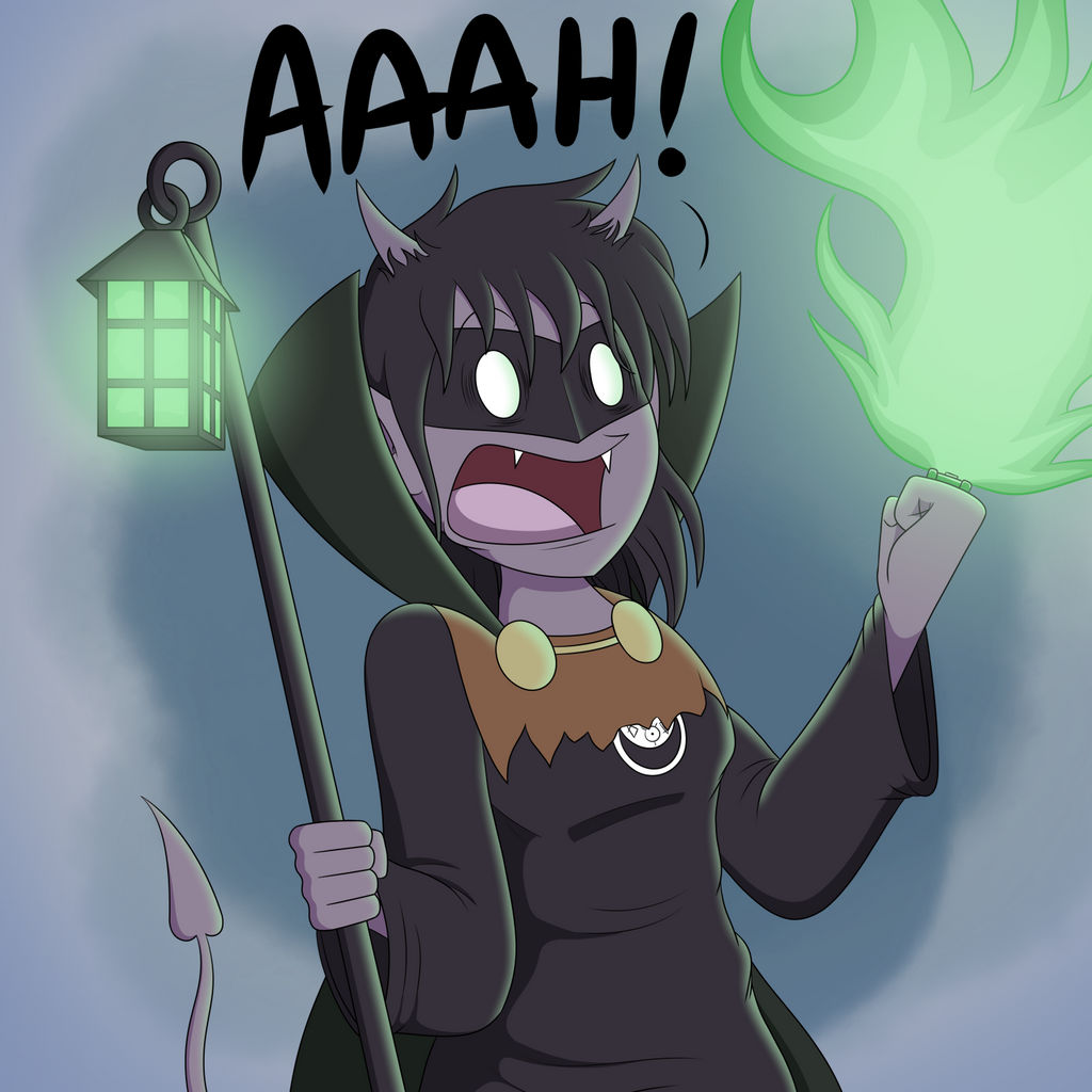 Green (Flame) Lantern by Bortonium