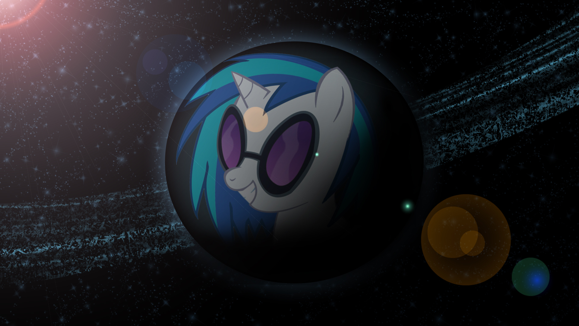 Planet Vinyl Scratch! (Wallpaper)