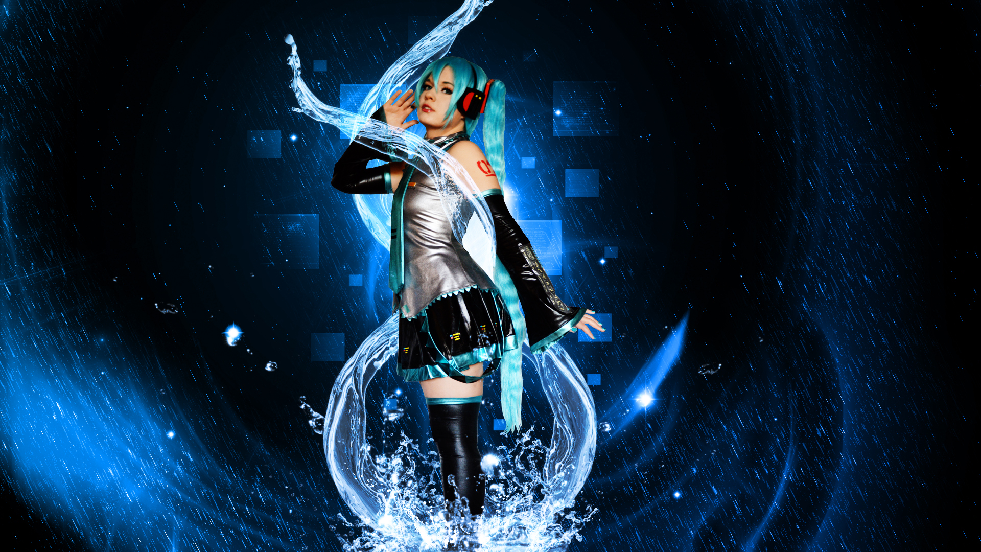 Yuu Cosplay (Water Wallpaper)