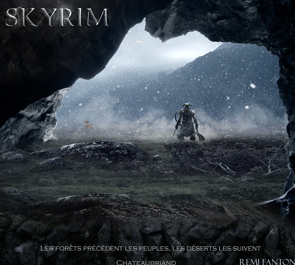 Skyrim Fan Art by FantomVisual on DeviantArt