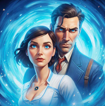 Elizabeth and Booker - Bioshock Infinite