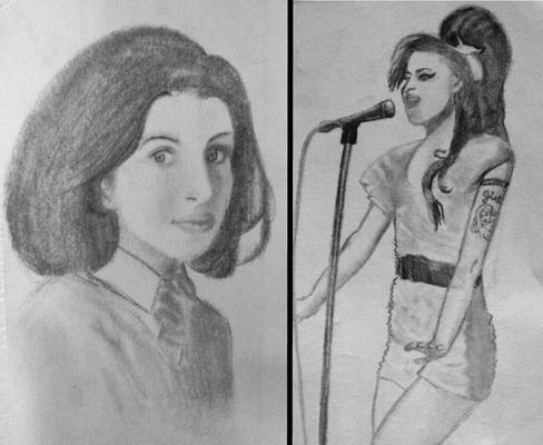 Amy Winehouse contrast