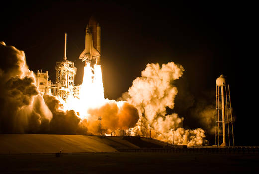 Space Shuttle Night Launch