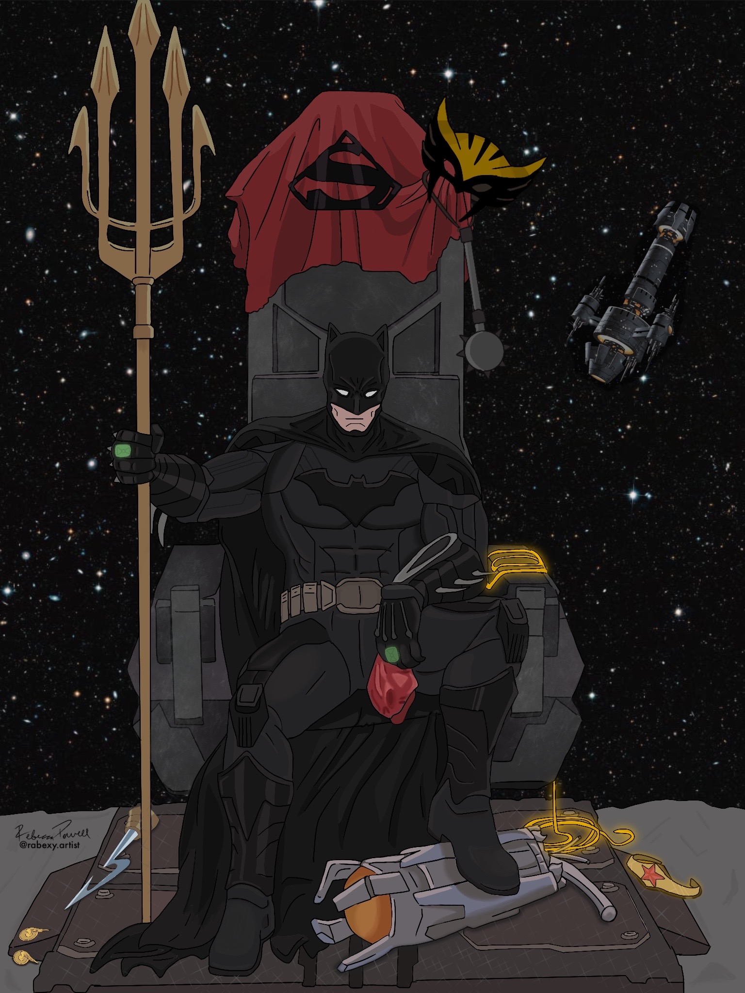Batman beats the justice league by rebs01 on DeviantArt