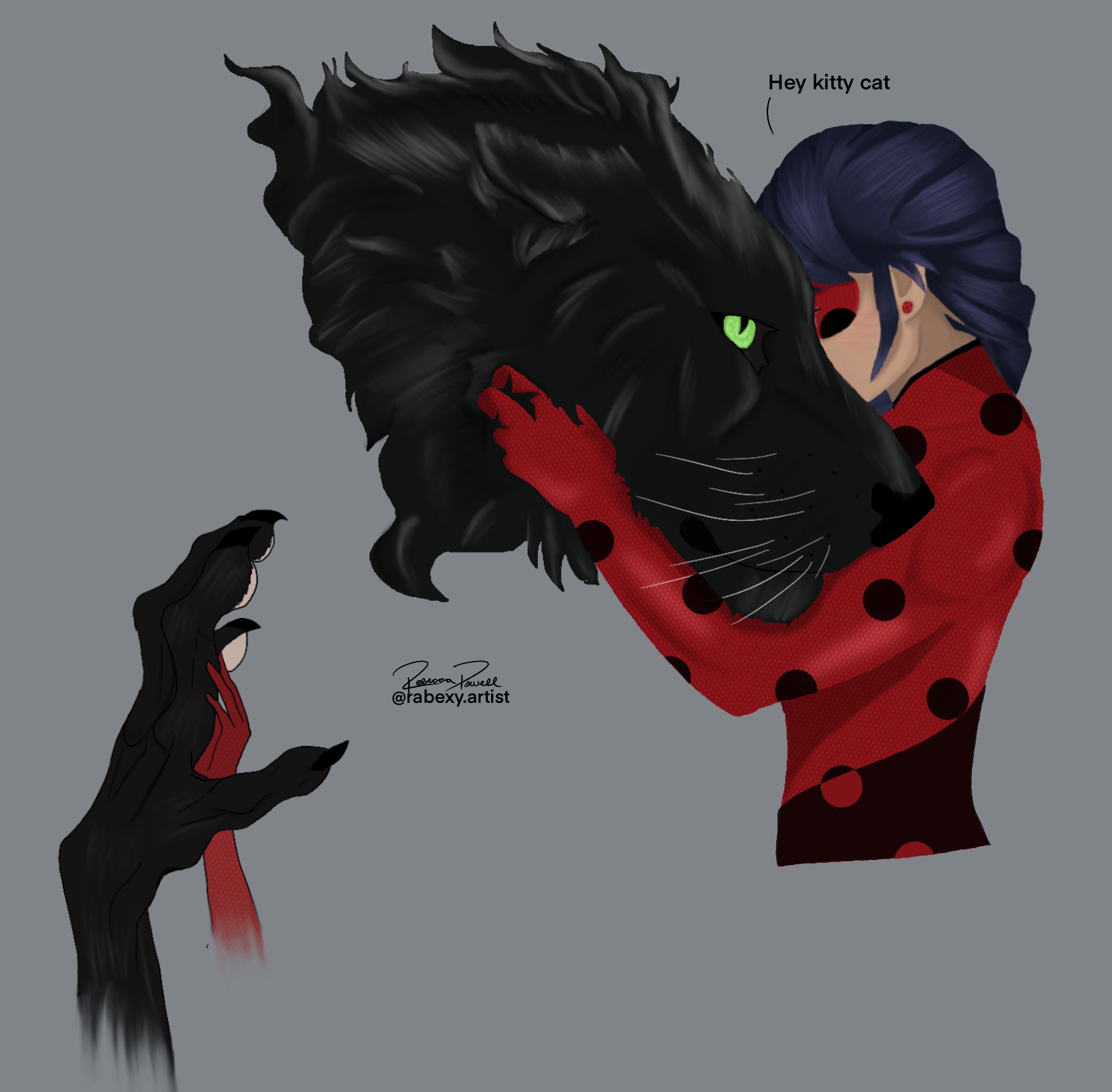 Miraculous Ladybug: Marinette and Chat Noir by batensan on DeviantArt