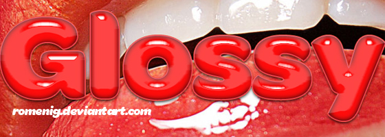 premium glossy layer style by romenig