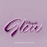 Premium Purple Glow Style