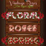 Vintage Roses Layer Styles
