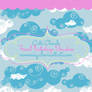 Cute Clouds Brush Set