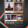 Free Polaroid Frames Psd