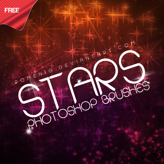 Amazing Stars Free Photoshop Brushes