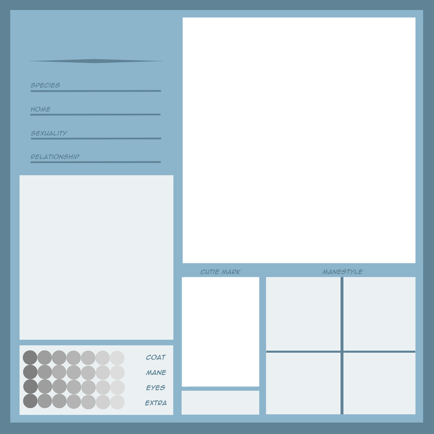 Character Sheet Template by KYAokay on DeviantArt Character Sheet Template by KYAokay on DeviantArt