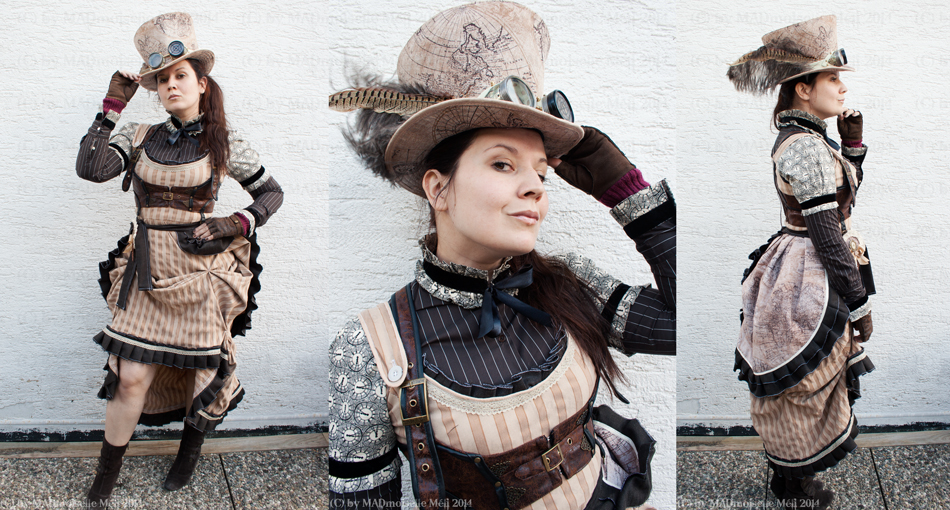 New Steampunk female MADhatter Costum