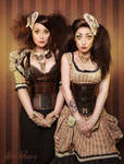 Steampunk Dolls by MeliWallisdottir