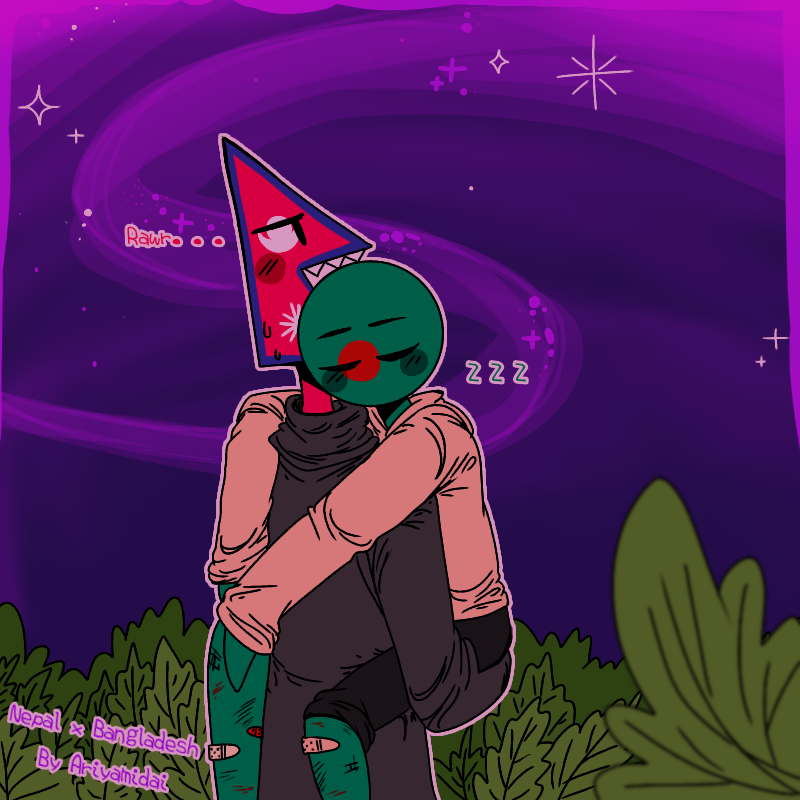 Nepal a bit sus : r/CountryHumans