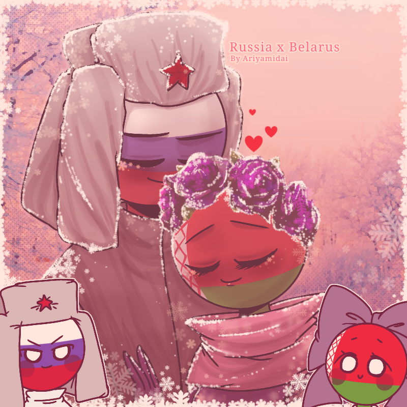 Countryhumans - Russia and Belarus by AmbivertAkira on Newgrounds