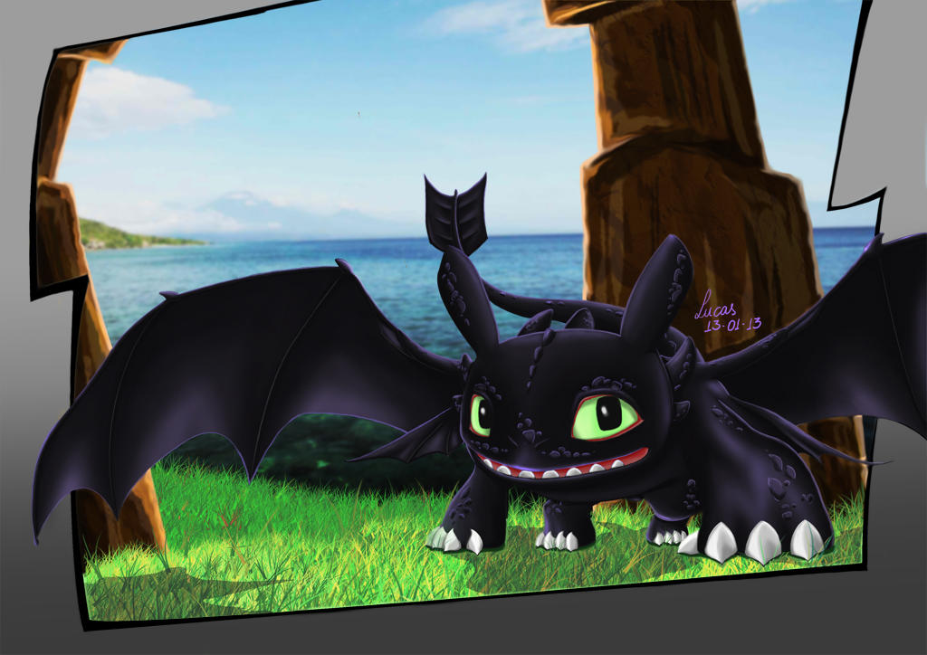 Toothless fanart by LucasConegundes on DeviantArt