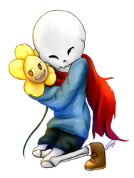 Child!Virus!Papy with Flowey [STREAM]