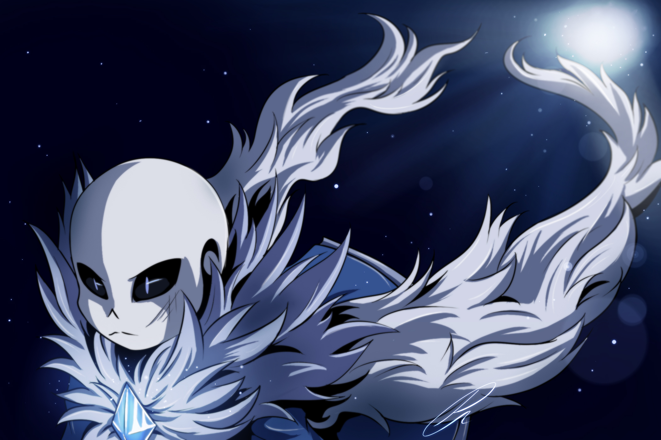 Abyss!Sans [Art Trade]