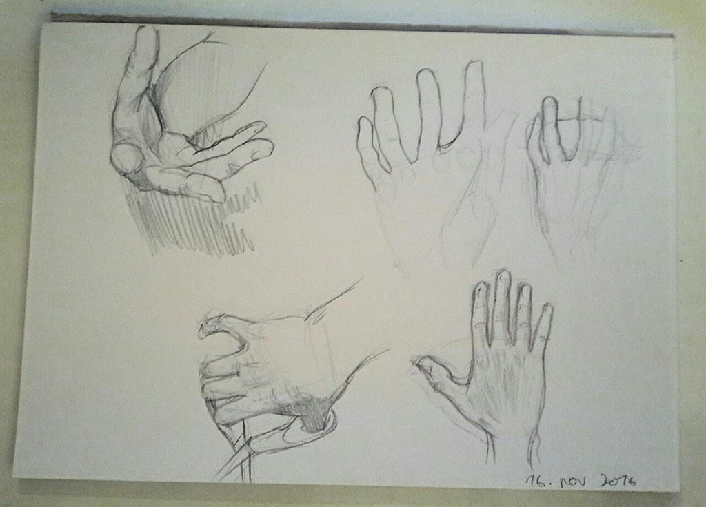 Hand Practce daily hand practice (16/30) by larissaschoeler on DeviantArt