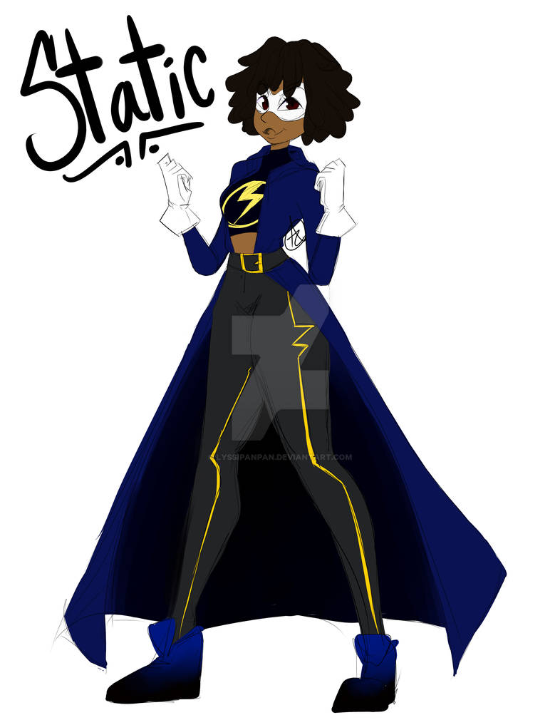 Female Static Shock by LyssiPanPan on DeviantArt