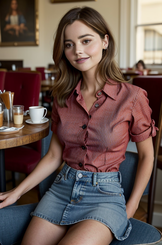 Jenna Coleman (4) by BandisAI on DeviantArt