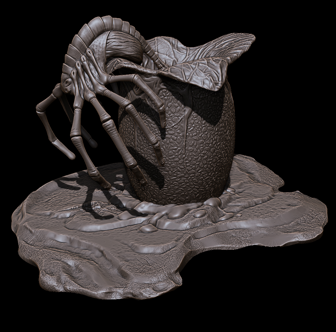 Facehugger Zbrush Sculpt