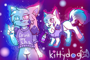 kittydog // drawing of crystal iM PROUD OF