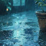 A rainy night