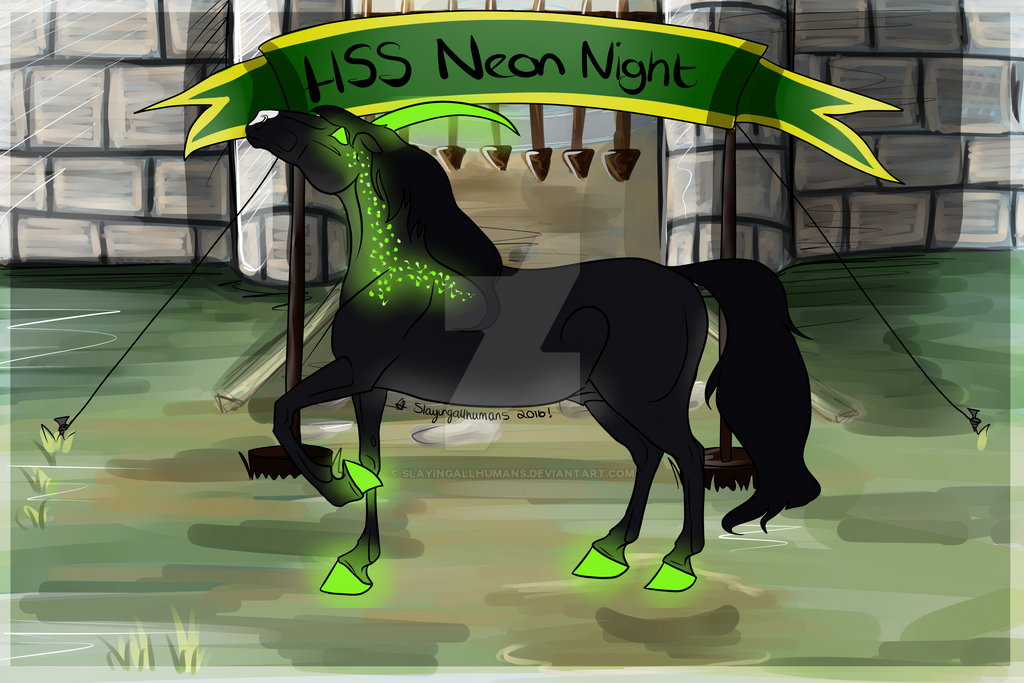 Hss Deviantart #907 HSS Neon Night by slayingallhumans on DeviantArt