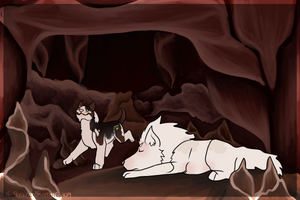 [Commission] Caving 5 - Wakeee + Eyste