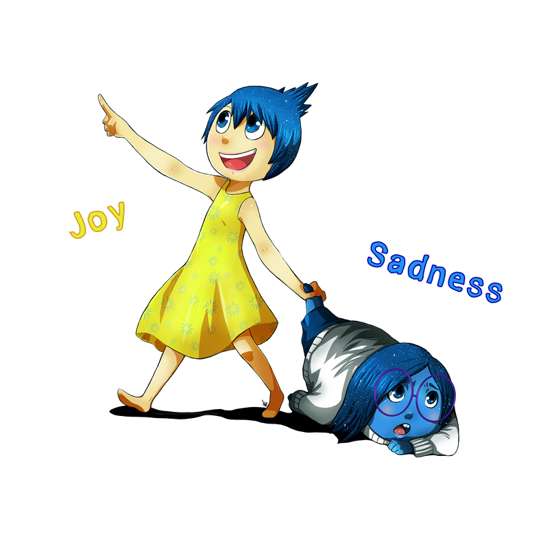 Inside Out-Joy and Sadness