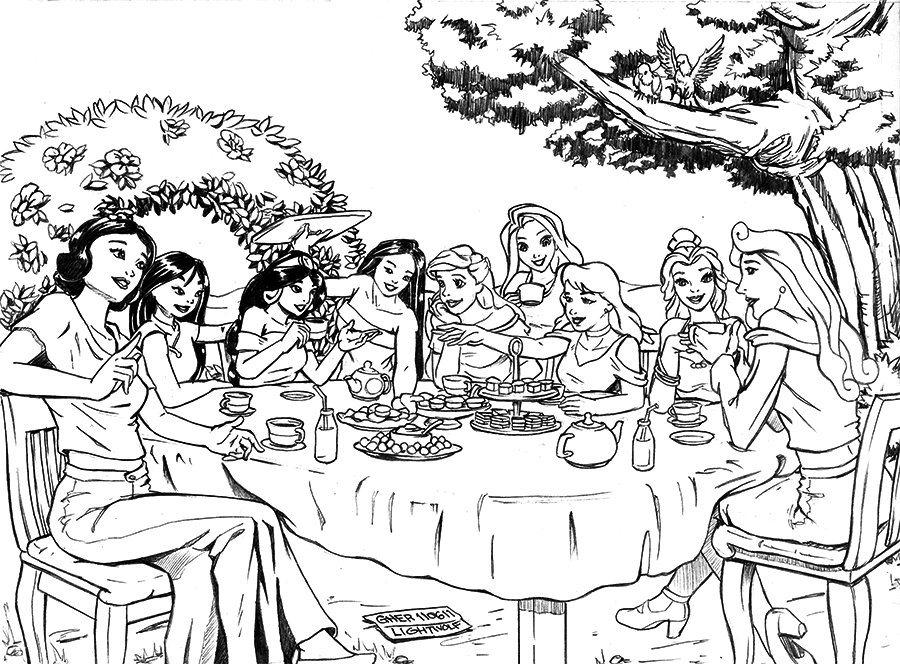 Tea Party with Princesses