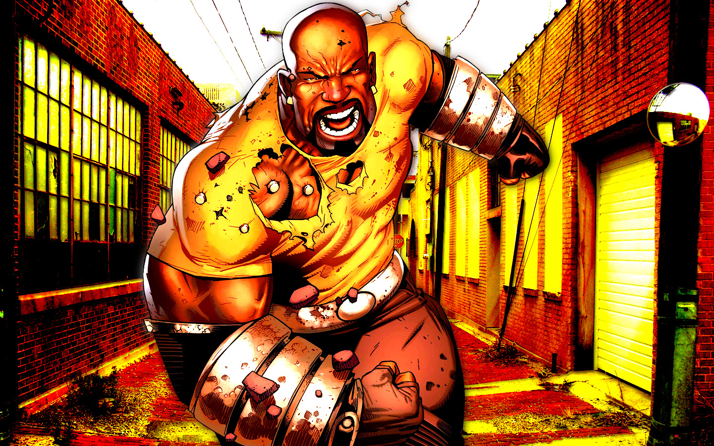 Luke Cage Wallpaper by Franky4FingersX2 on DeviantArt Luke Cage Wallpaper by Franky4FingersX2 on DeviantArt