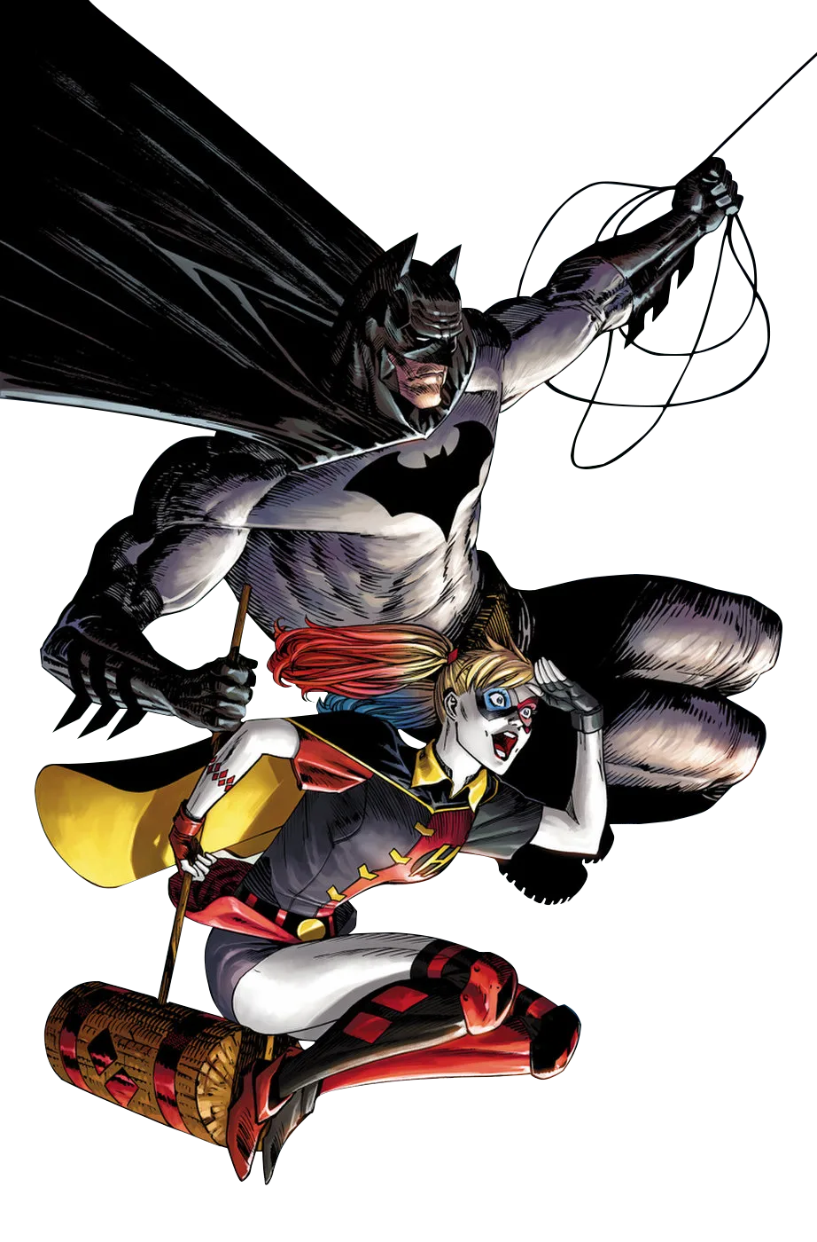 Batman and Harley Quinn transparent render by Franky4FingersX2 on ...