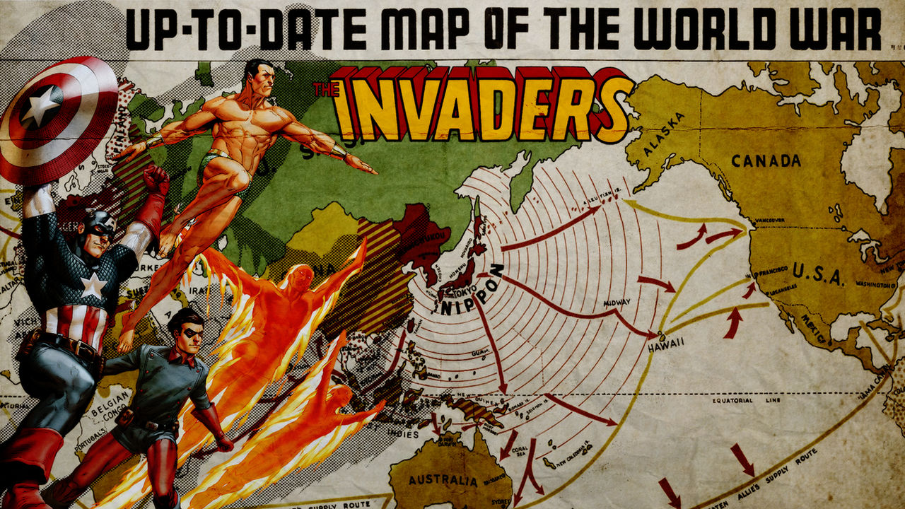 Marvel's The Invaders Wallpaper by Franky4FingersX2 on DeviantArt