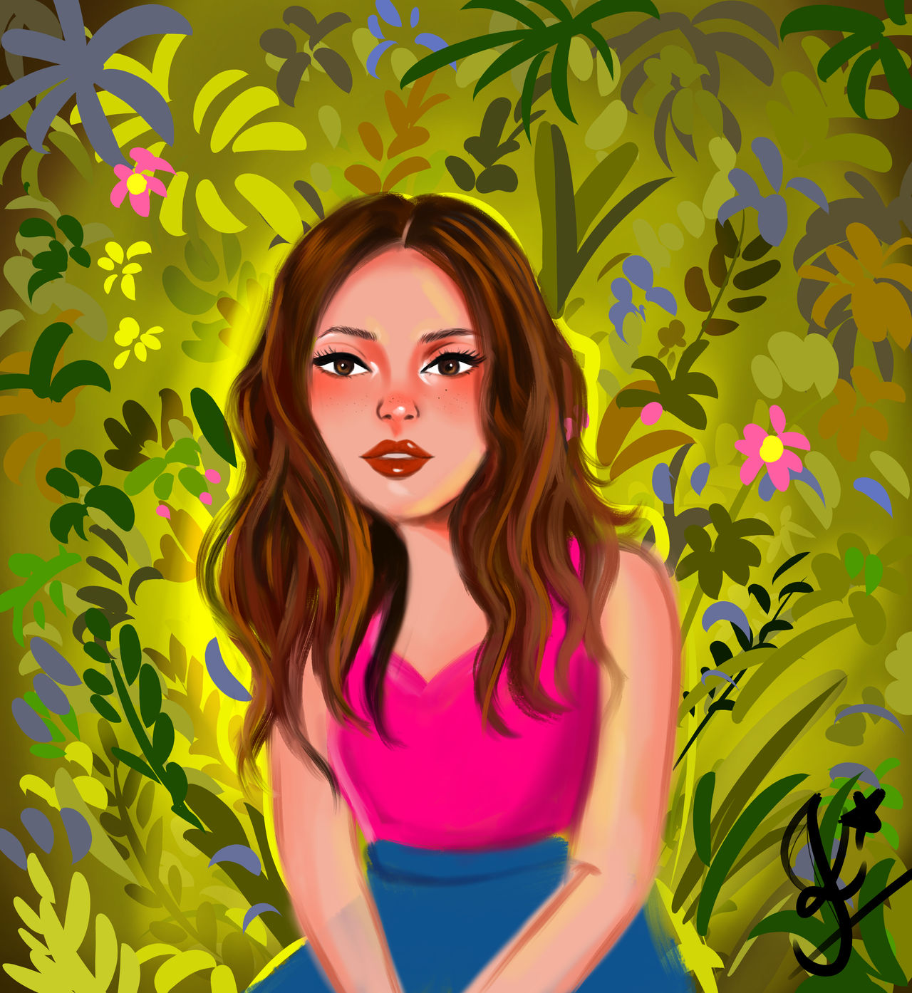 Girl Digital Painting By Littleartistic05 On DeviantArt girl-digital-painting-by-littleartistic05-on-deviantart