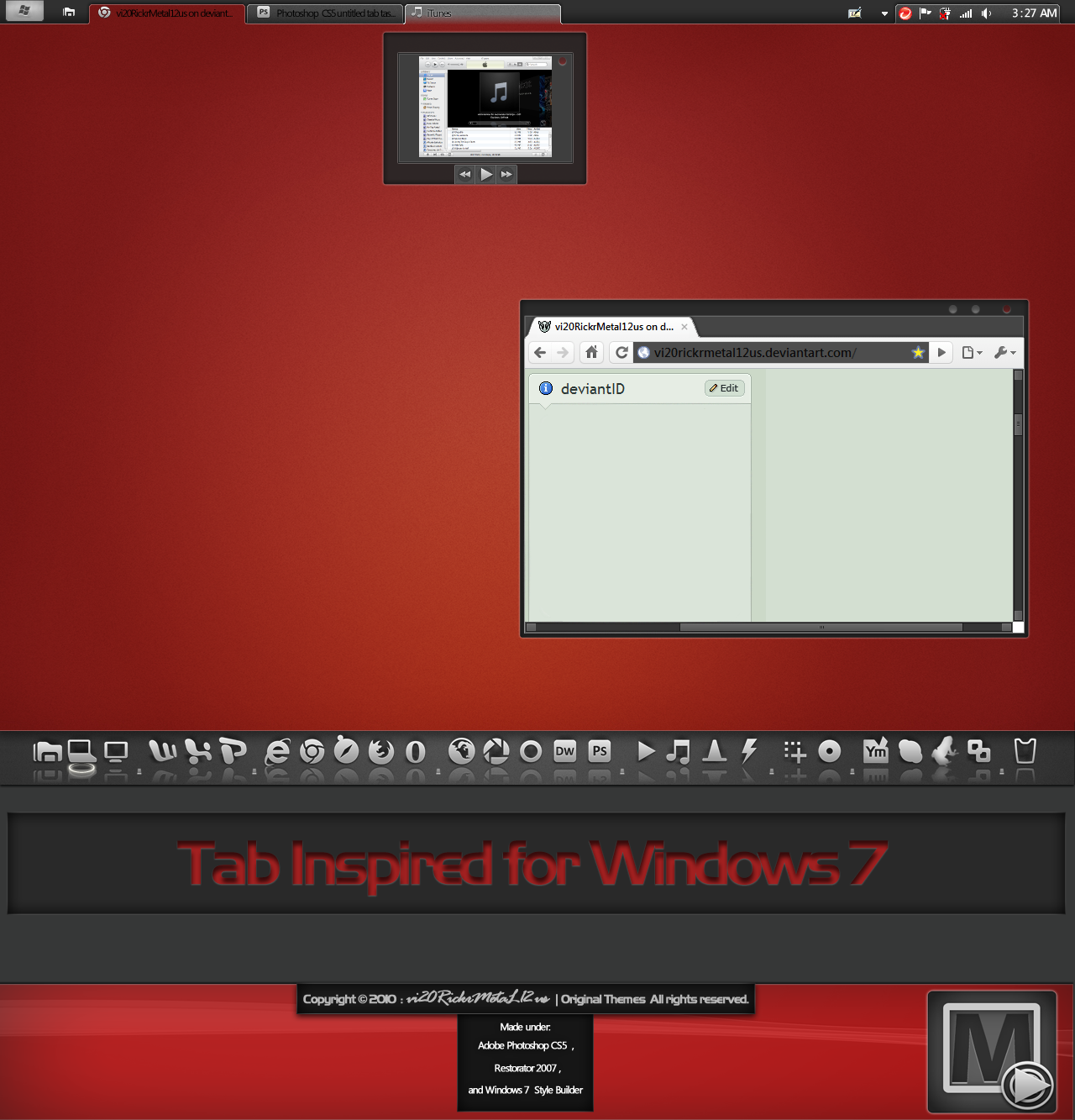Tab Inspired for Windows 7 by vi20RickrMetal12us on DeviantArt