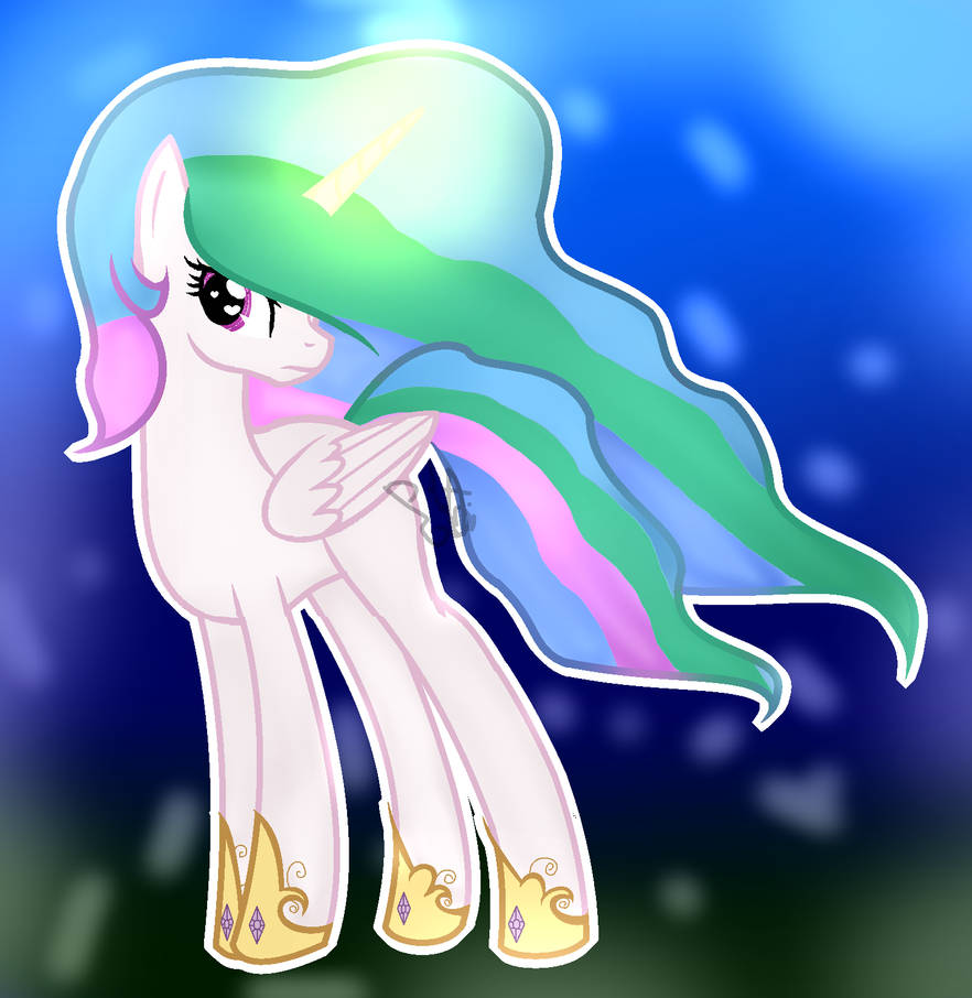 MLP: princess celestia FANART by ToukaMinaOusan on DeviantArt