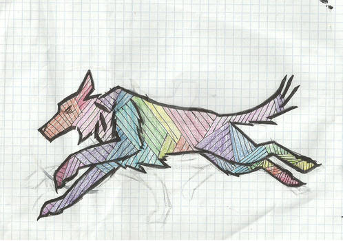 Rainbow Dog