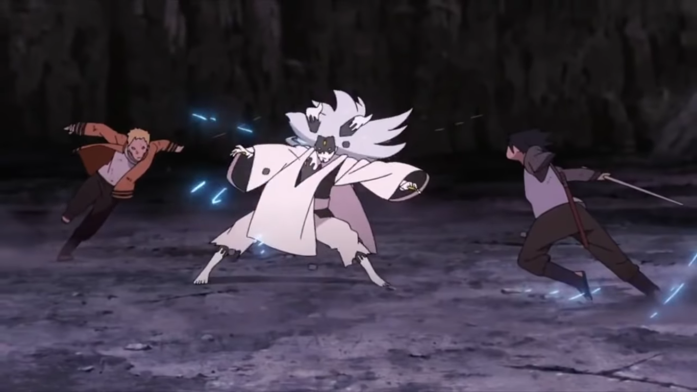 NARUTO AND SASUKE VS MOMOSHIKI!