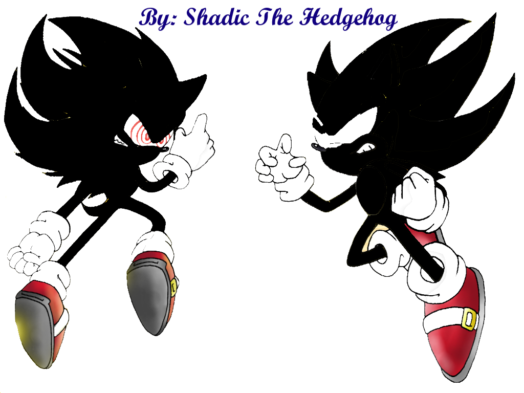 SonicTheHedgehogVsShadowTheHedgehog on Game Jolt: FLEETWAY SONIC VS DARK  SONIC