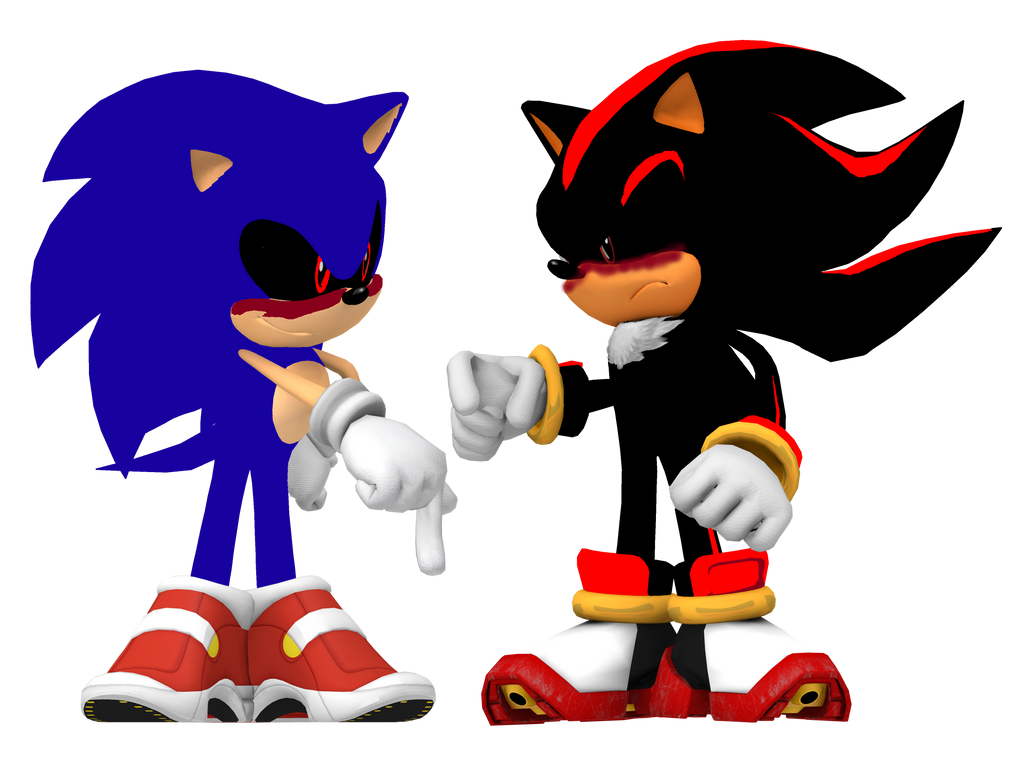 Sonic.exe and Shadow.exe in Sonic Adventure by Shadic15675 on DeviantArt