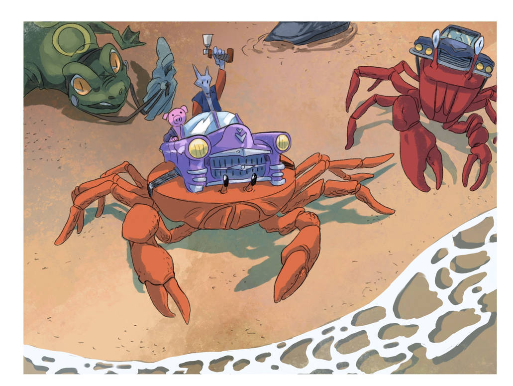 Crab And Rabbit Racing Crab Race by ilCorvoblu on DeviantArt